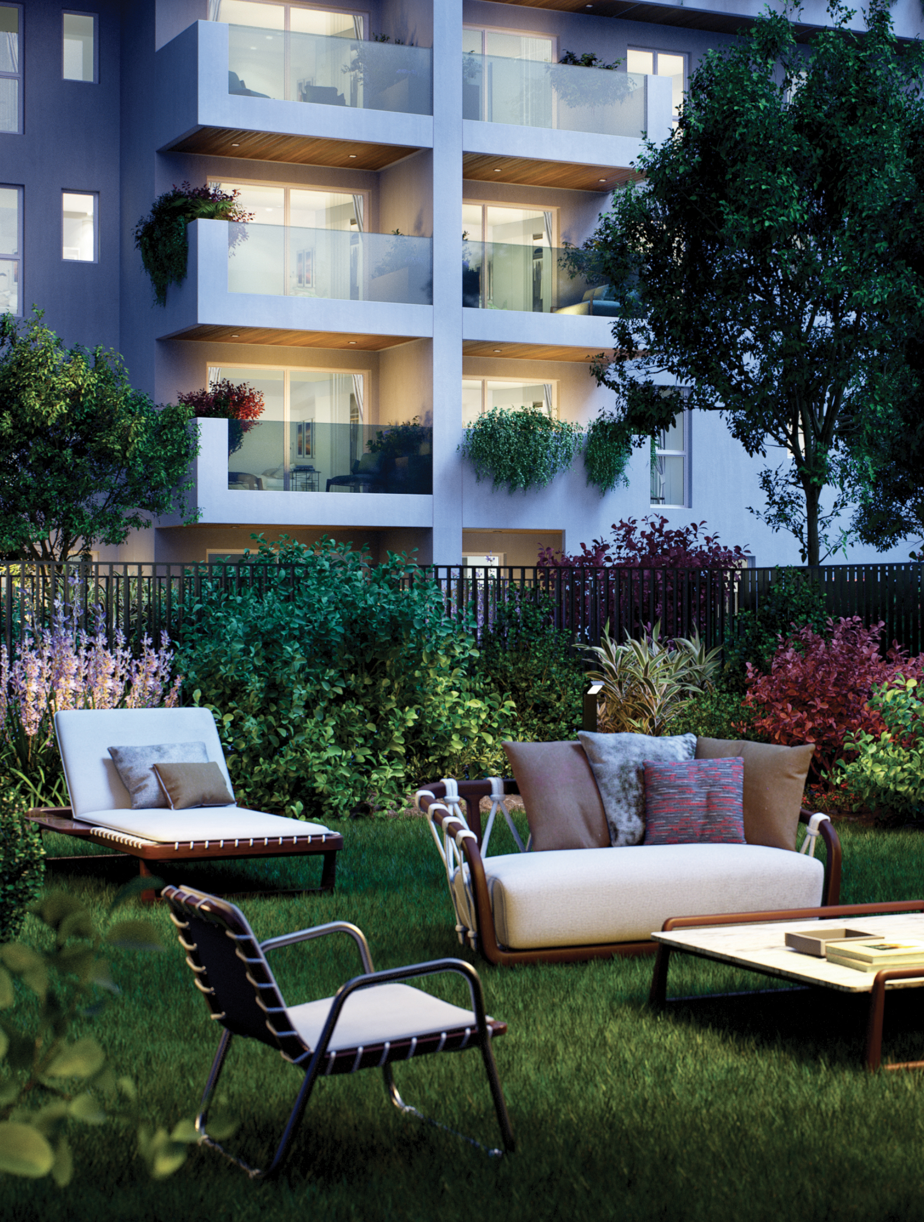 Appartamenti con giardino